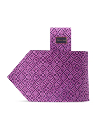 Stefano Ricci Men's Handmade Luxury Silk Tie In Pink