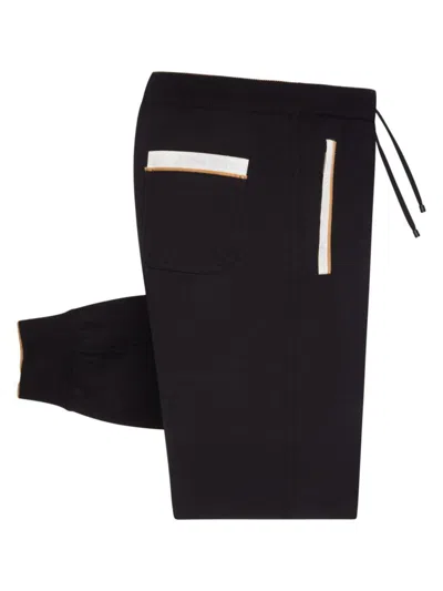 Stefano Ricci Men's Knitted Trousers In Black
