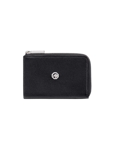 Stefano Ricci Men's Leather Coin Pouch In Black