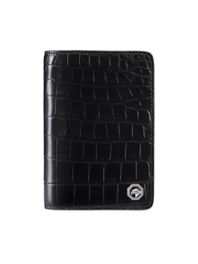 Stefano Ricci Men's Leather Passport Holder In Black