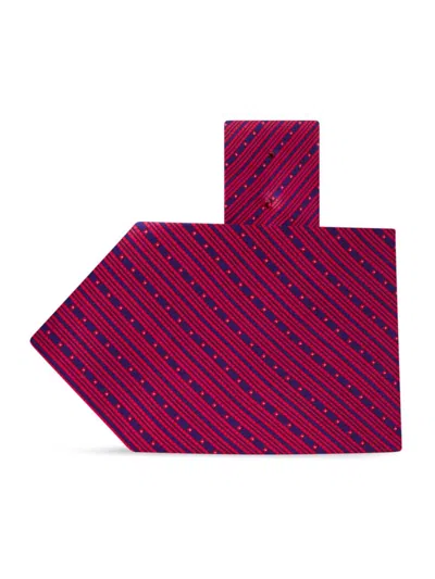 Stefano Ricci Men's Luxury Long Handmade Silk Tie In Red