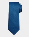 Stefano Ricci Men's Micro-medallion Silk Tie In Blue