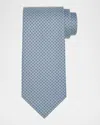 Stefano Ricci Men's Micro-medallion Silk Tie In Blue