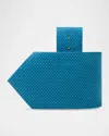 Stefano Ricci Men's Micro-medallion Silk Tie In Blue