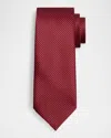 Stefano Ricci Men's Micro-medallion Silk Tie In Red
