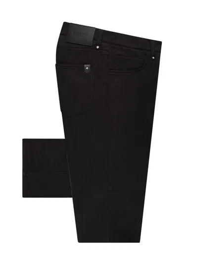 Stefano Ricci Men's Modern Tailored Casual Trousers In Black