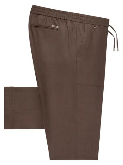 Stefano Ricci Men's Modern Tailored Sport Trousers In Black