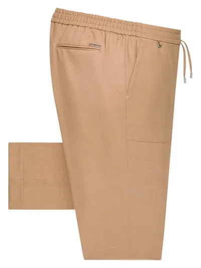 Stefano Ricci Men's Modern Tailored Sport Trousers In Nude