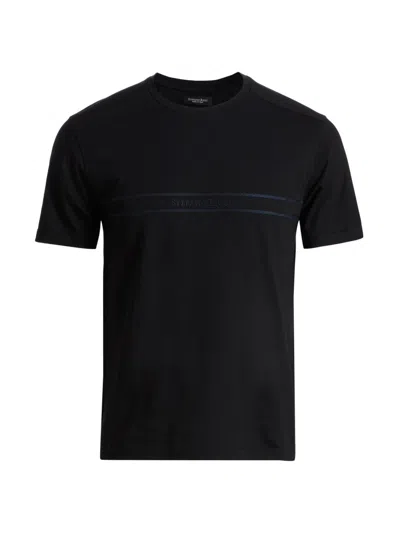 Stefano Ricci Men's Nautical Ricci Logo T-shirt In Black