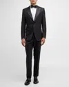 Stefano Ricci Men's One-button Wool Tuxedo In Black