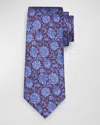 Stefano Ricci Men's Paisley Silk Tie In Light Blue