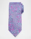 Stefano Ricci Men's Paisley Silk Tie In Pink