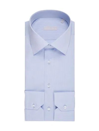 Stefano Ricci Men's Refined Classic Dress Shirt In Blue