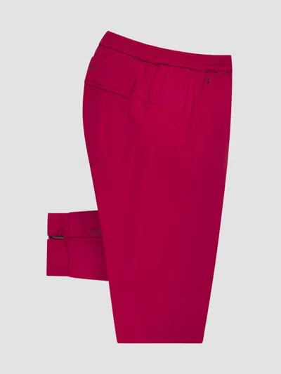 Stefano Ricci Men's Running Trousers In Burgundy