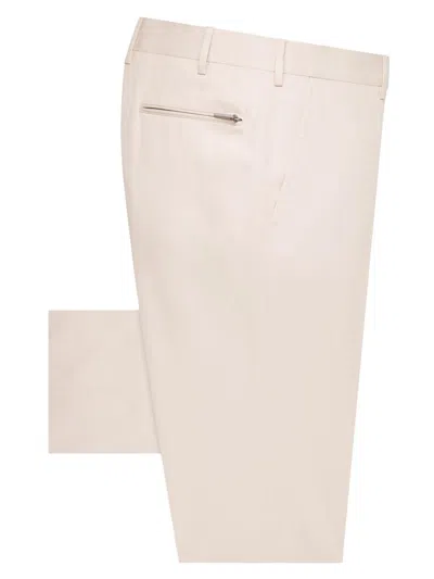 Stefano Ricci Men's Sartorial Trousers In White