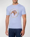 Stefano Ricci Men's Signature Eagle T-shirt In Blue