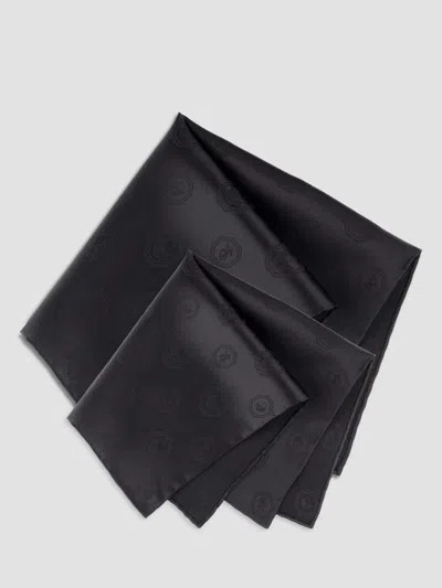 Stefano Ricci Men's Silk Pocket Square In Black
