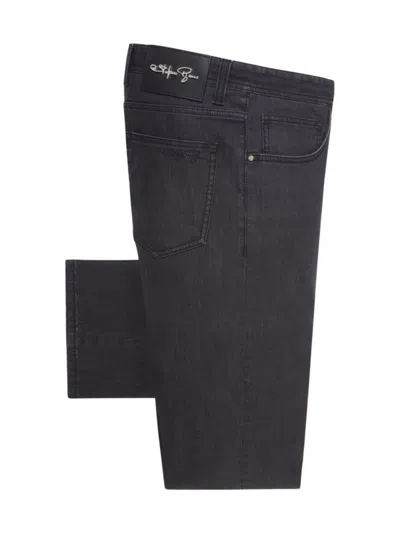 Stefano Ricci Men's Slim Fit Jeans In Black