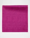 Stefano Ricci Men's Solid Pocket Square In Dark Pink