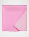 Stefano Ricci Men's Solid Pocket Square In Light Pink