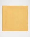 Stefano Ricci Men's Solid Pocket Square In Yellow