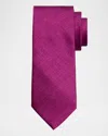 Stefano Ricci Men's Solid Silk Tie In Dark Pink