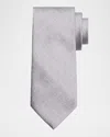 Stefano Ricci Men's Solid Silk Tie In Light Grey