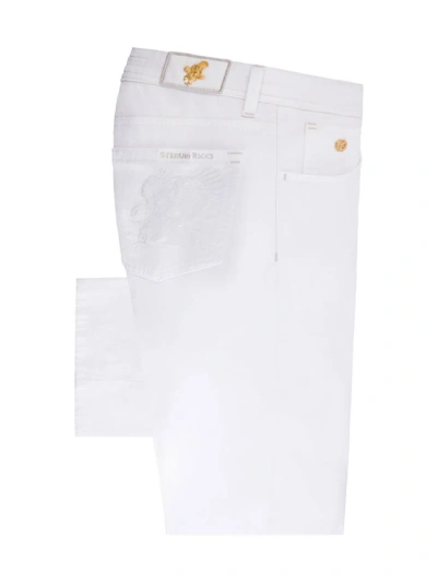 Stefano Ricci Men's Sport Jeans In White