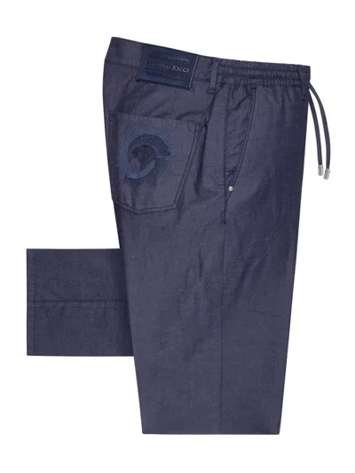 Stefano Ricci Men's Sport Trousers In Blue