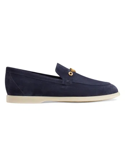 Stefano Ricci Men's Suede Loafers In Blue