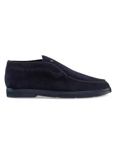 Stefano Ricci Men's Suede Slip-on Chukka Boots In Blue