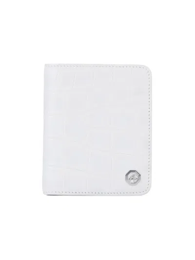 Stefano Ricci Men's Timeless Bifold Wallet In White