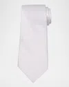 Stefano Ricci Men's Tonal Geometric Silk Tie In Grey