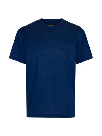 Stefano Ricci Men's T-shirt In Blue