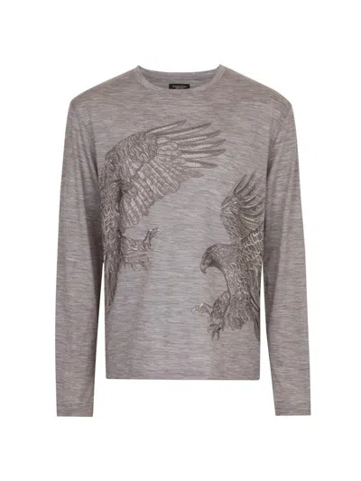 Stefano Ricci Men's T-shirt In Gray