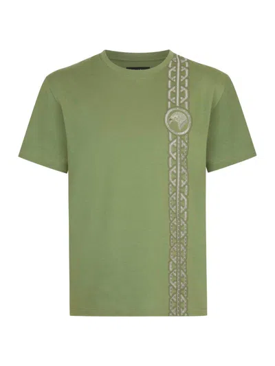 Stefano Ricci Men's T-shirt In Green