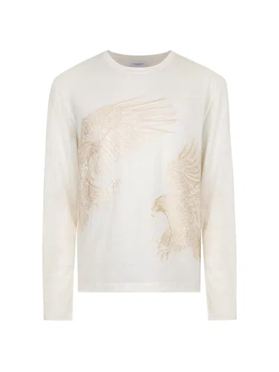 Stefano Ricci Men's T-shirt In White