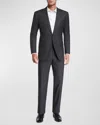 Stefano Ricci Men's Two-piece Solid Wool Suit In Gray