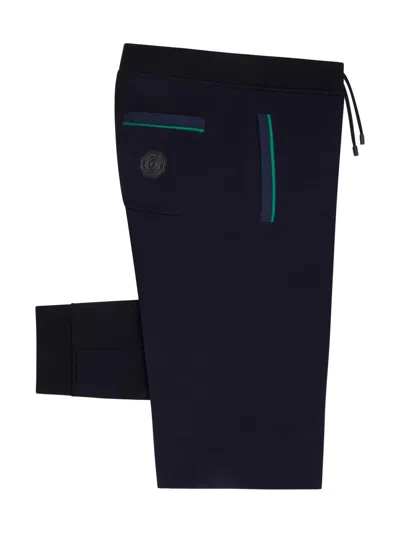Stefano Ricci Men's Wool And Cotton Trousers In Blue