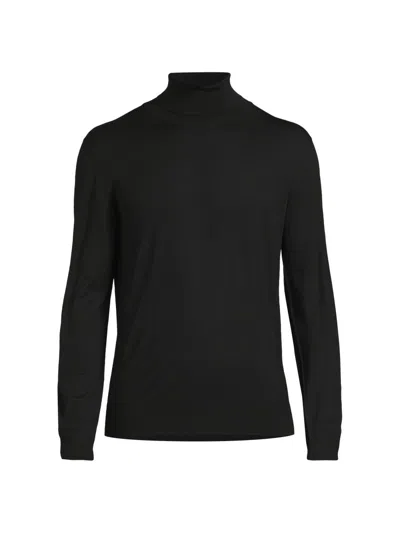 Stefano Ricci Men's Wool Turtleneck Sweater In Black