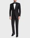 Stefano Ricci Men's Wool Two-piece Tuxedo In Black