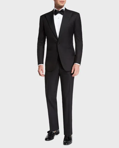 Stefano Ricci Men's Wool Two-piece Tuxedo In Black