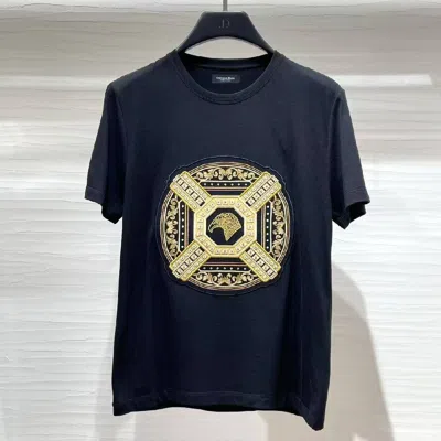 Stefano Ricci Open-necked Black Shirt