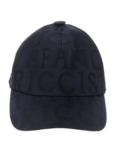 Pre-owned Stefano Ricci Patterned Baseball Cap In Black