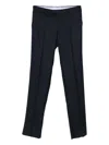 Stefano Ricci Pressed-crease Wool Trousers In Blue