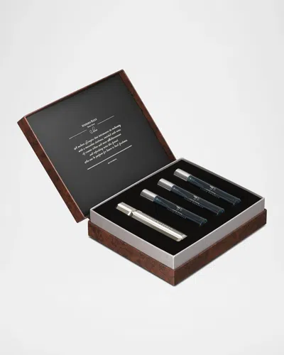 Stefano Ricci Royal Eagle Silver Fragrance Travel Set In Black