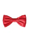 Stefano Ricci Silk Bow Tie In Red