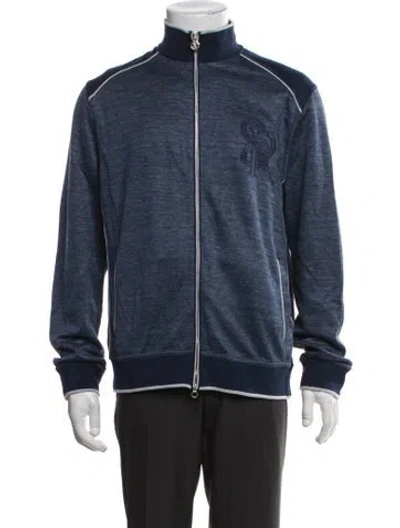 Pre-owned Stefano Ricci Silk Jacket In Blue