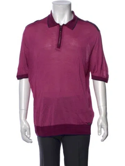 Pre-owned Stefano Ricci Silk Short Sleeve Shirt In Pink