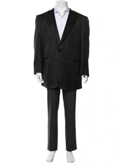 Pre-owned Stefano Ricci Silk Two-piece Blazer In Black